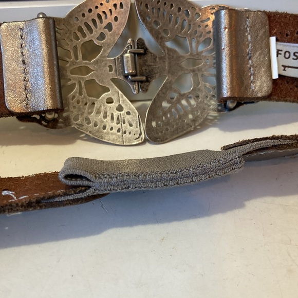 Vintage Fossil Butterfly Belt Modifed - Picture 8 of 9